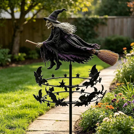 Halloween Early Bird Special🧙‍♀️ The Enchanted Witch Garden Wind Spinner
